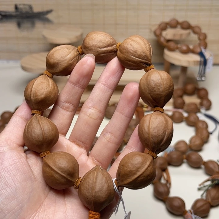 M***.橄榄核手串/手链22.27精品梅林铁核