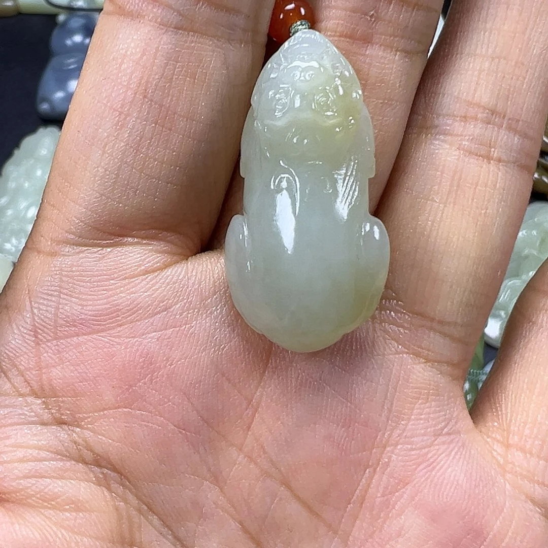 和田玉未镶嵌吊坠(不含链)