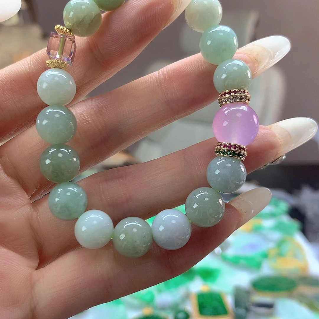 未镶嵌手链翡翠翡翠