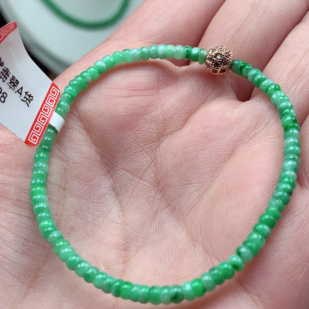 翡翠未镶嵌毛衣链