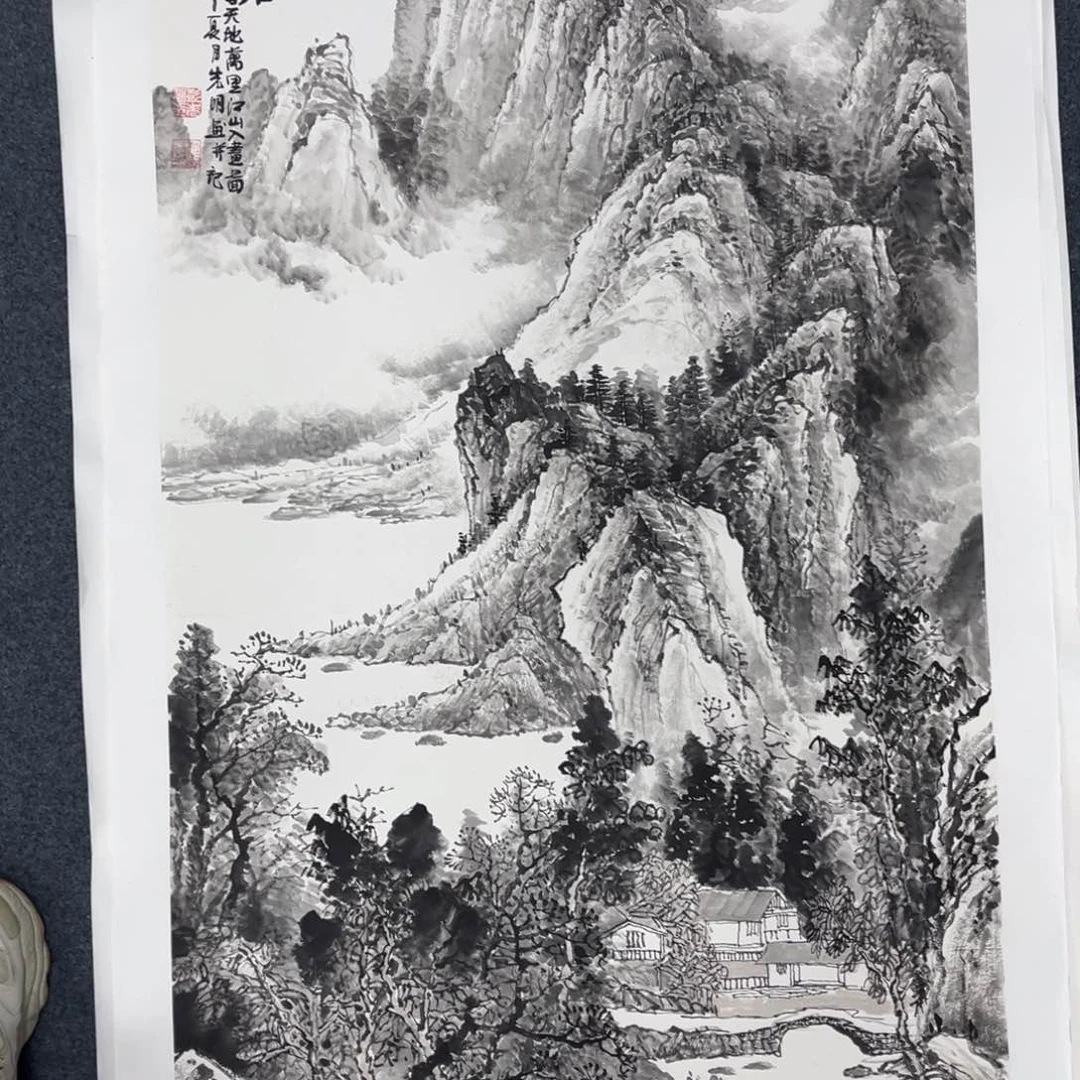 国画手绘画作品和绘画