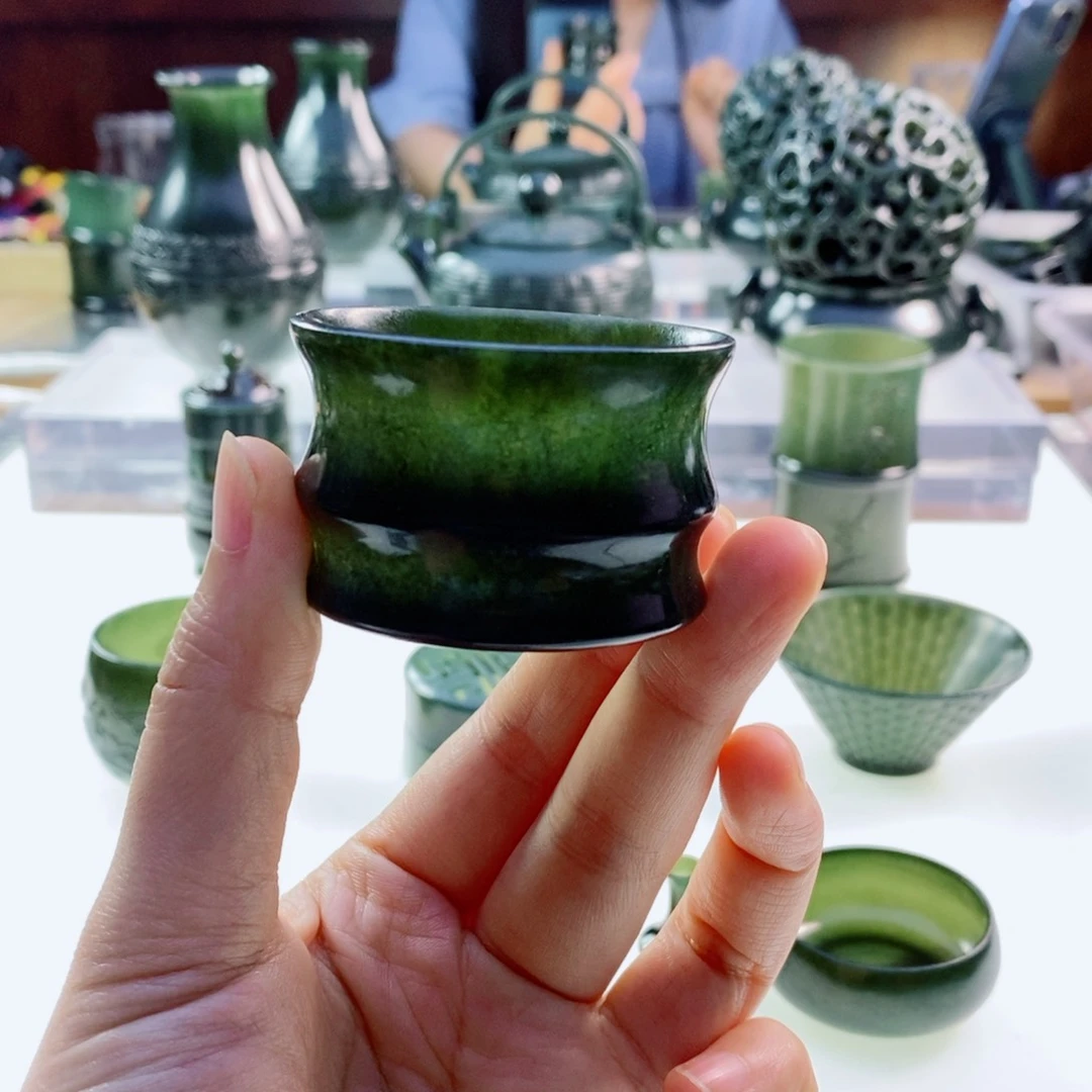 和田玉（青玉）未镶嵌摆件
