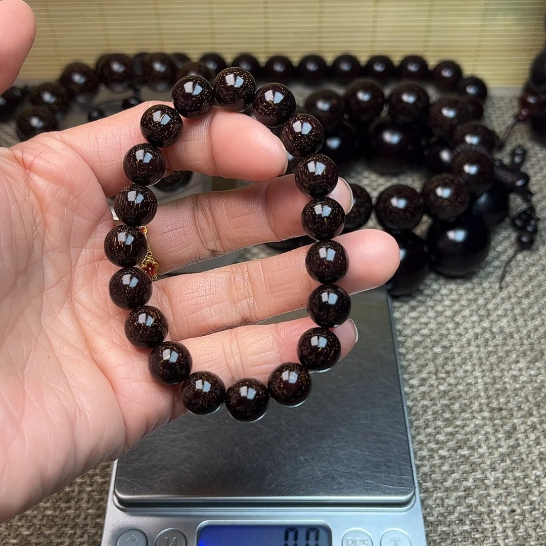 檀香紫檀（小叶紫檀）1.0 19颗 爆星