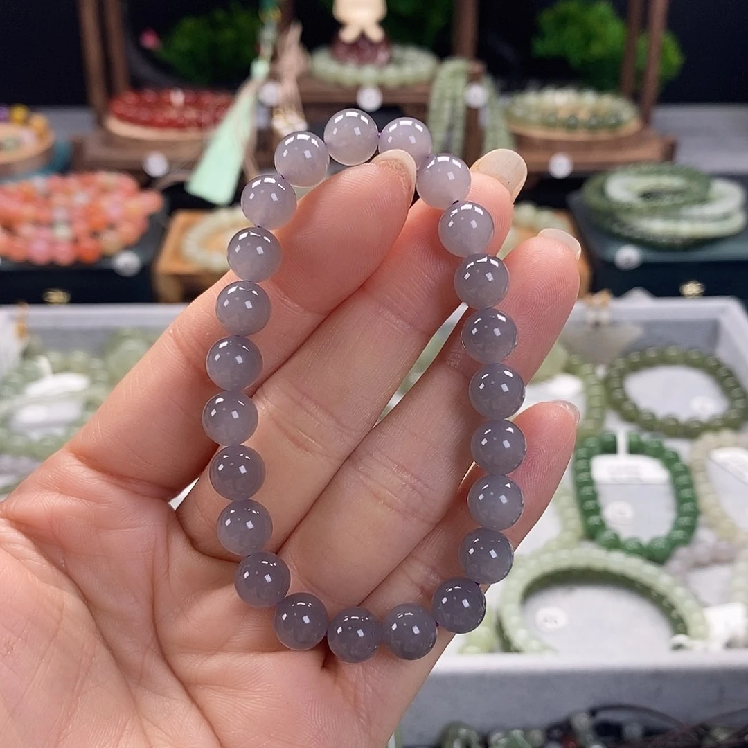 和田玉手链未镶嵌微微瑕