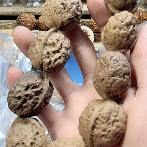 文玩核桃手串盘龙疙瘩宝10粒32