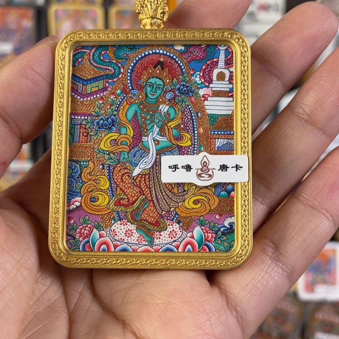 刘***-吊坠小可呼噜热贡手绘