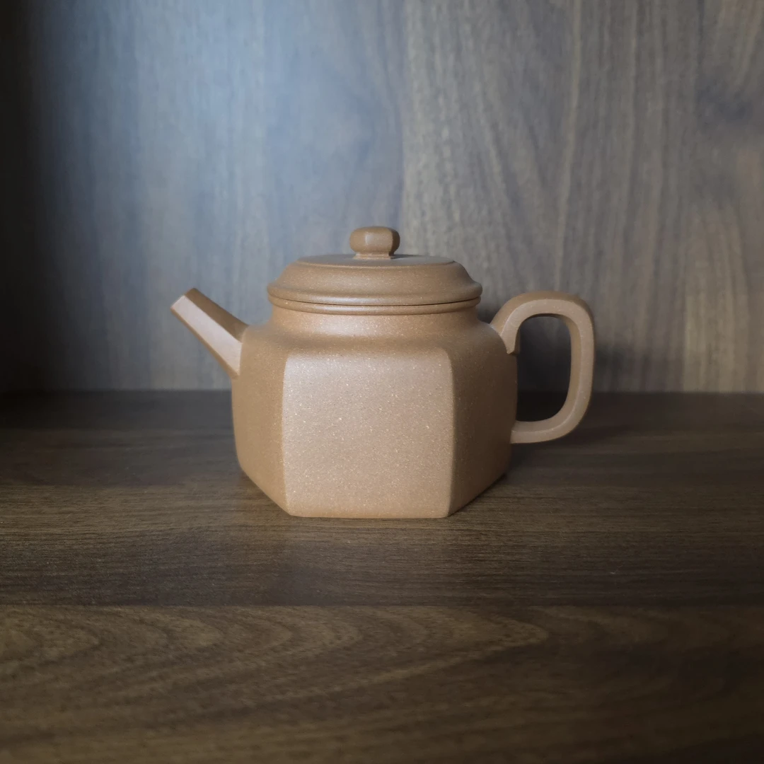 【云水堂—紫砂】原矿段泥400ml方德钟紫砂壶