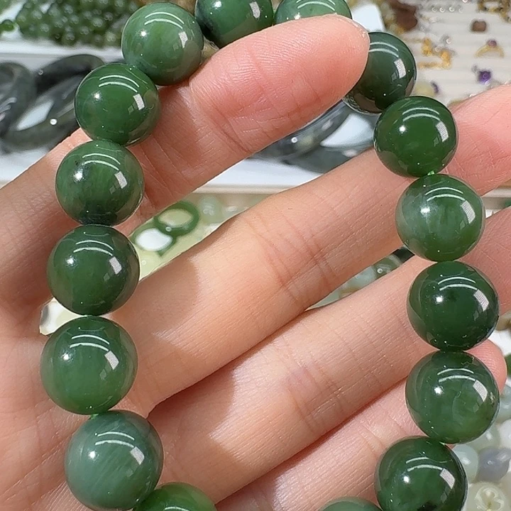 和田玉（糖玉）未镶嵌手链12mm