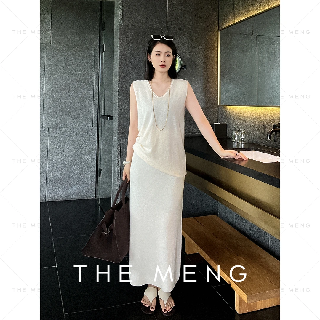 THE MENG【灵风-套装】醋酸长绒棉时尚套装#M242D0005+M242Q0008