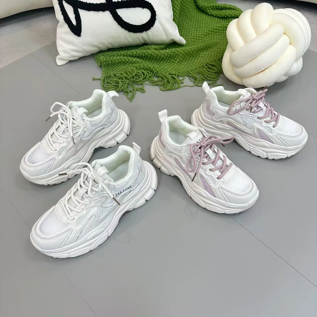 2025夏季新款时尚百搭透气休闲女款老爹鞋 3060