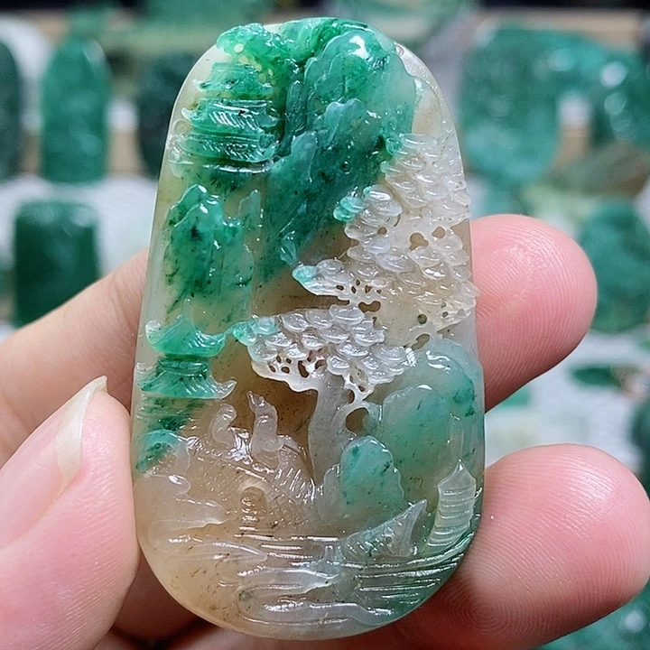 未镶嵌独山玉颈饰