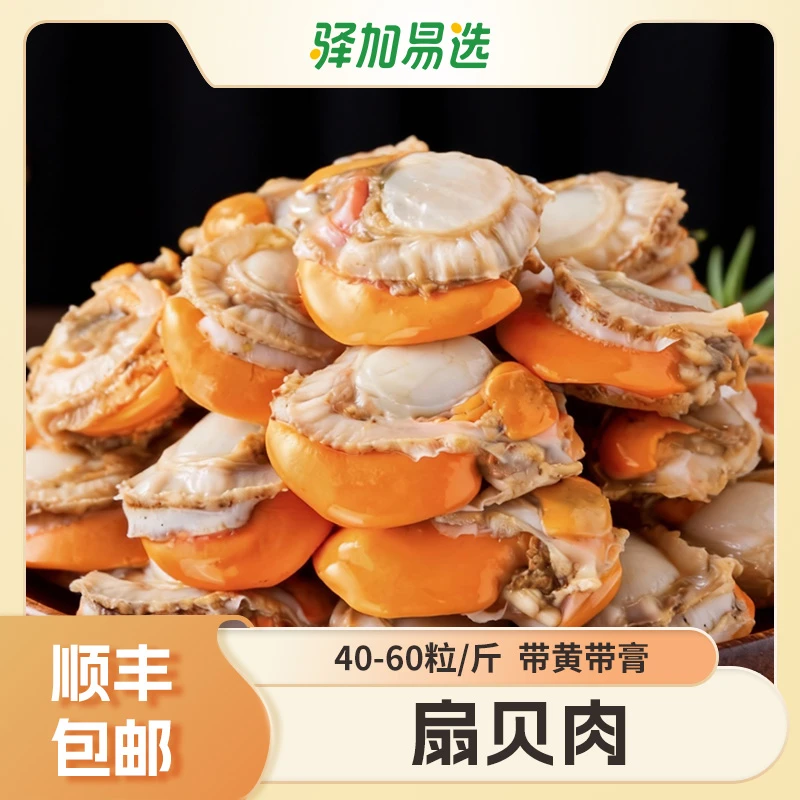 【精选扇贝肉】深海捕捞 个大厚实 肉质紧实 口感Q弹 顺丰直发