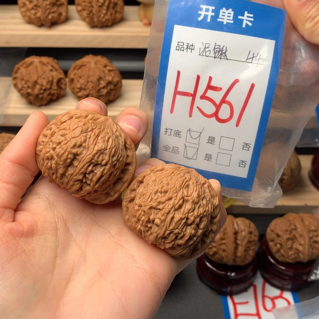 文玩核桃把件561号 泥鳅背