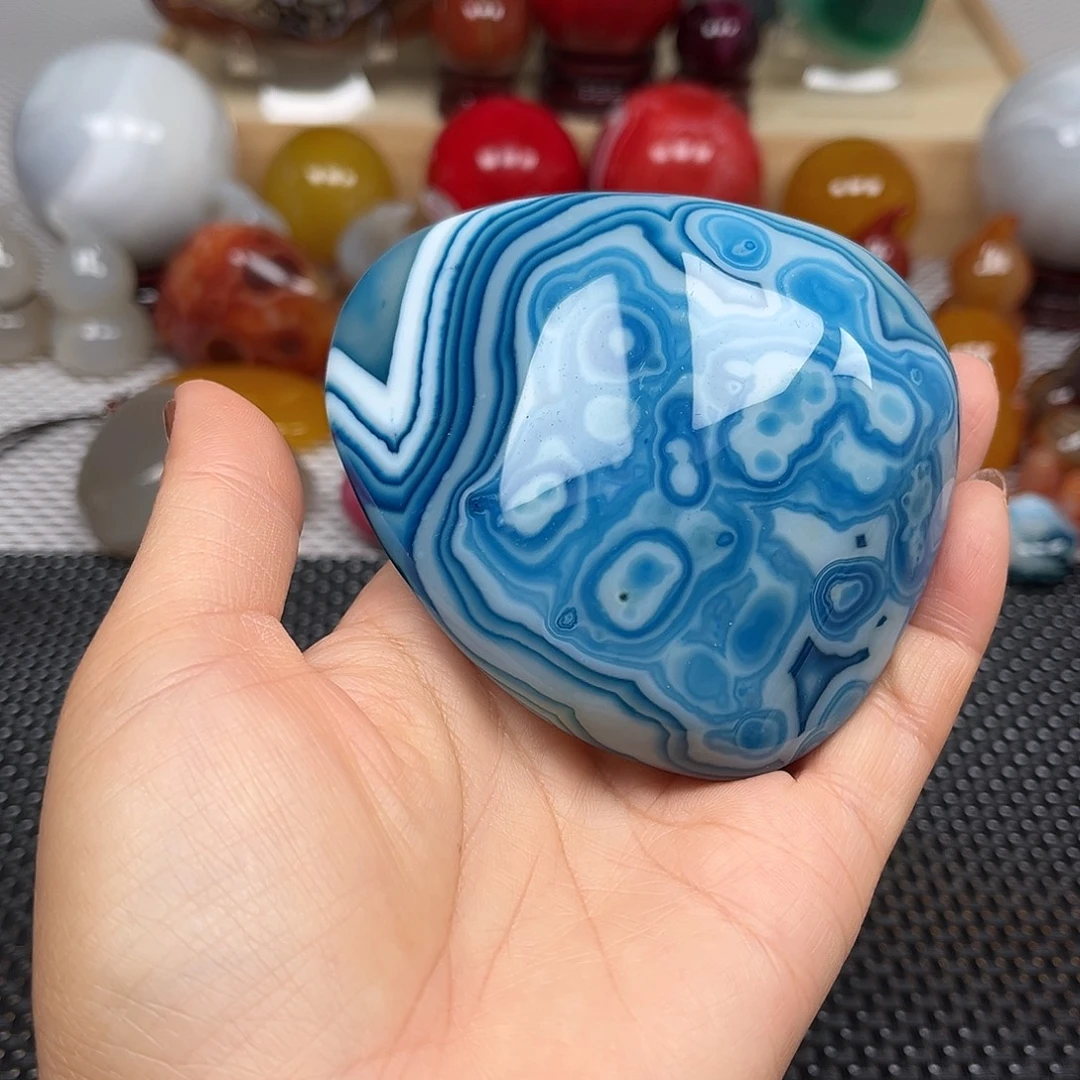 风***景未镶嵌玛瑙/玉髓珠宝奇石
