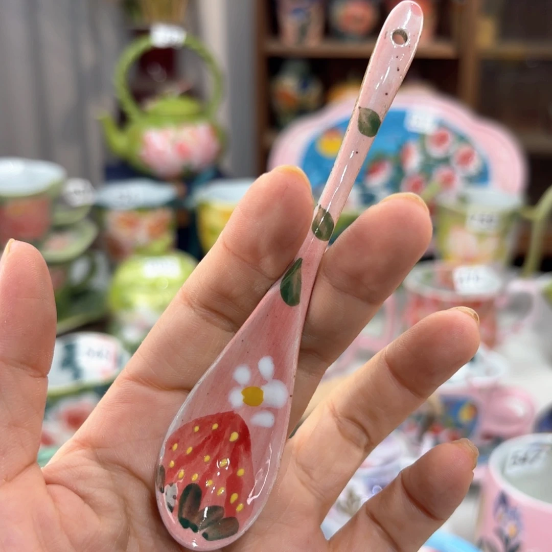 景德镇手绘高温釉下彩陶瓷茶具