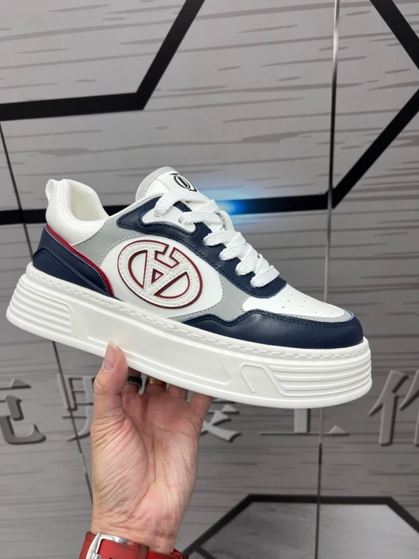 2025春季新款男士贴皮刺绣多色搭配板鞋5633-3