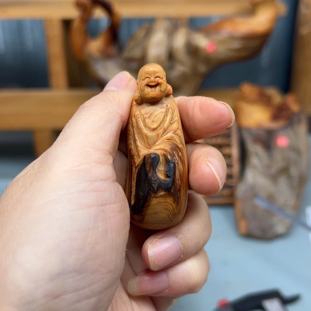 柏木崖柏木摆件手把件48