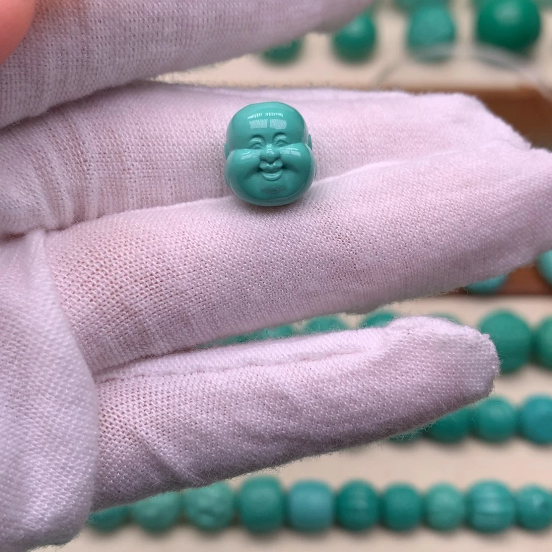 原生态配饰散珠卡10.4弥勒佛