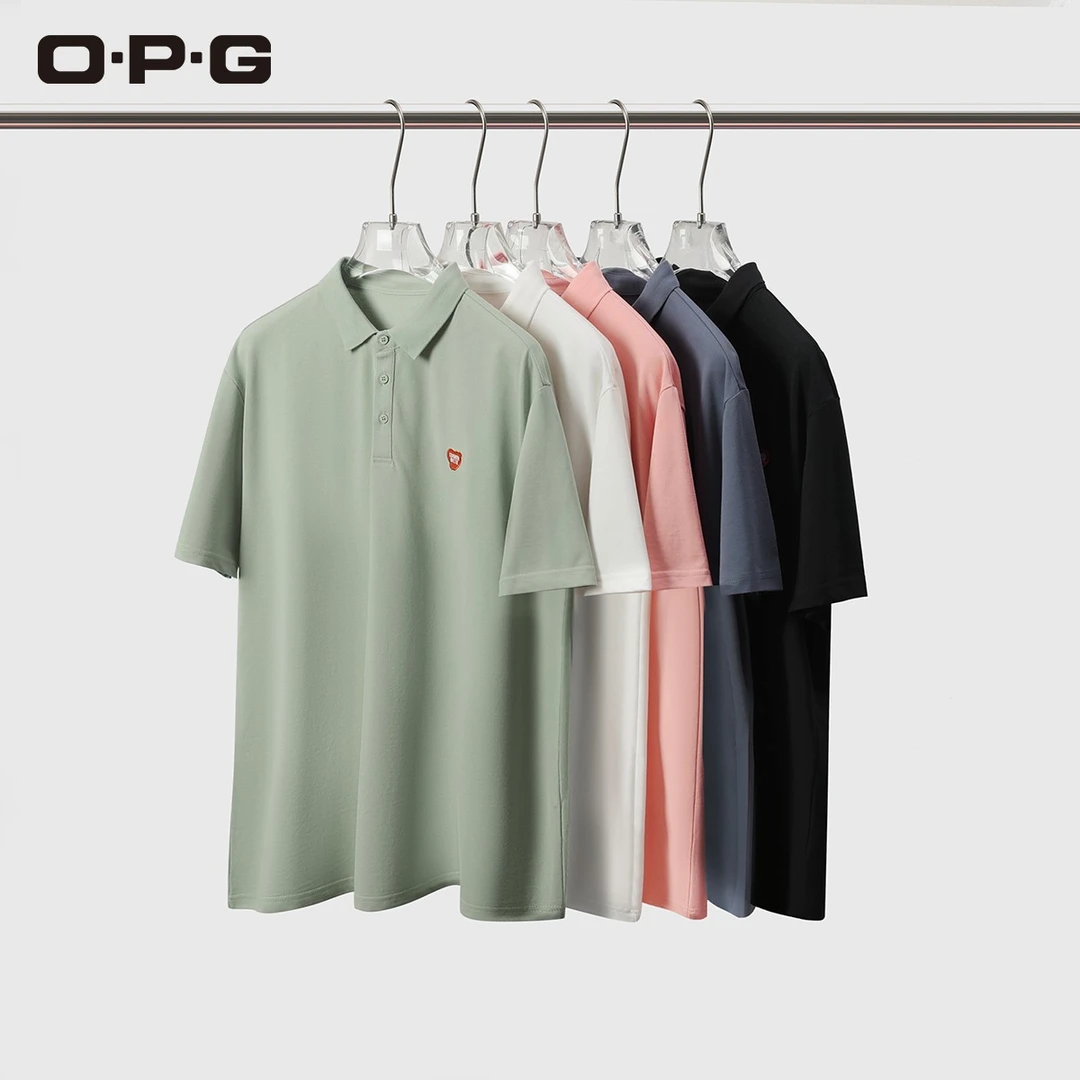 遥发服装【冰感六角蜂窝珠地POLO衫】网眼珠地干爽休闲上衣T恤28069