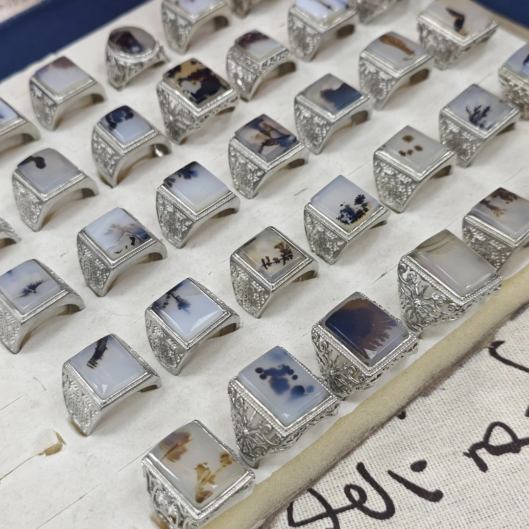 玛瑙玉髓开口戒指 多样性发一件 匝6029