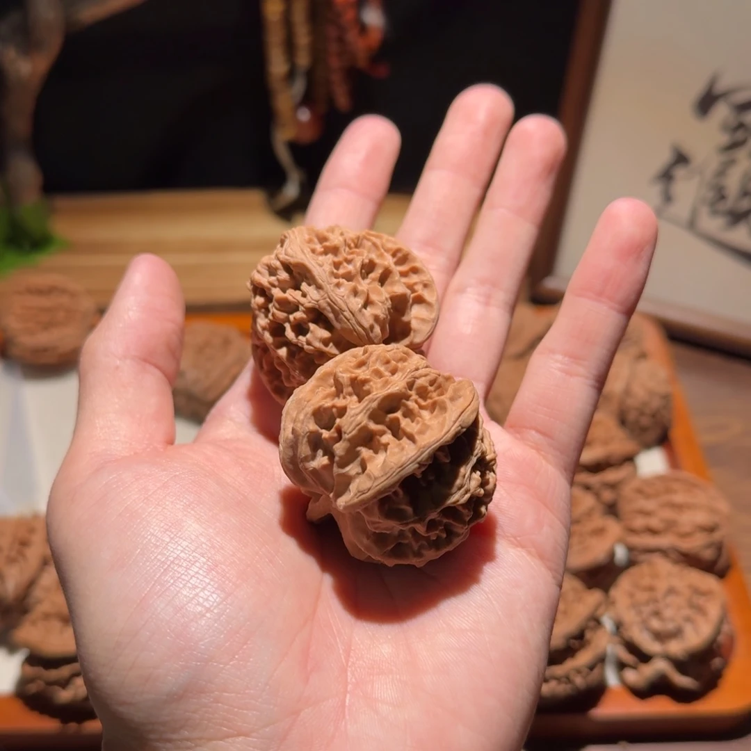 ****落文玩核桃吊坠苹果园 44