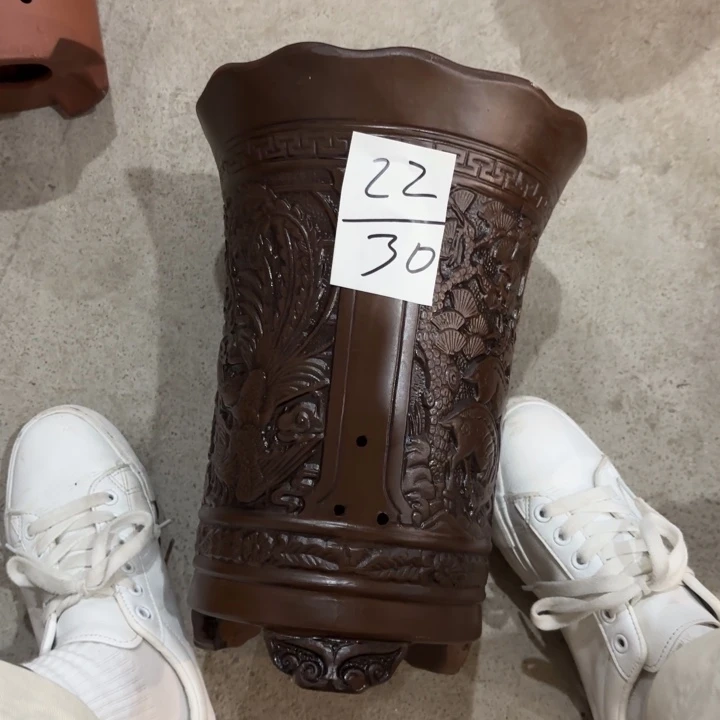 紫砂花盆紫砂的颜色