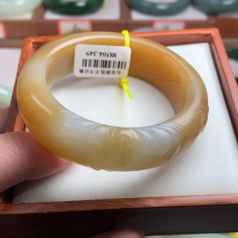 【闪购商品】和田玉手镯未镶嵌55.4