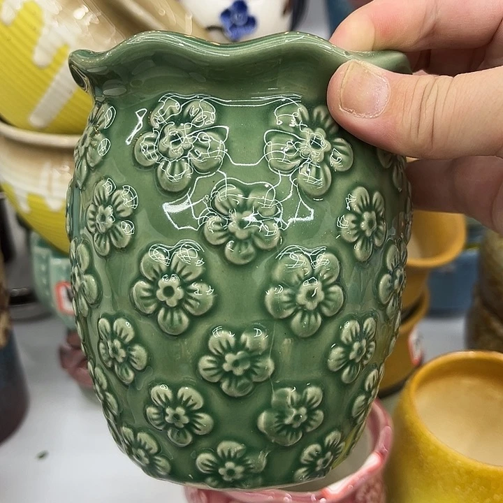 福利品！陶瓷花盆9.99包邮