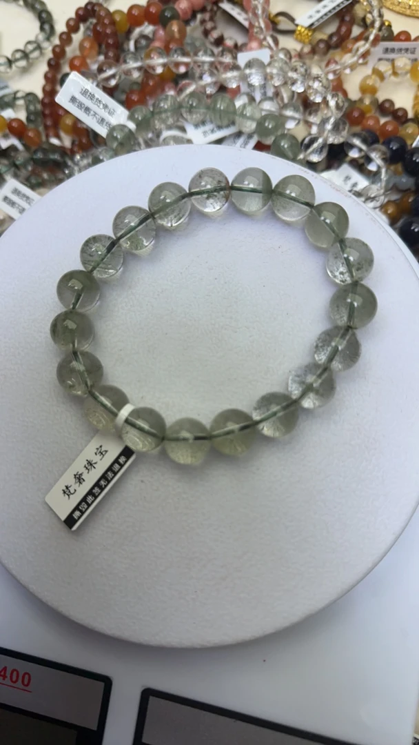 天然水晶绿幽灵卡10m