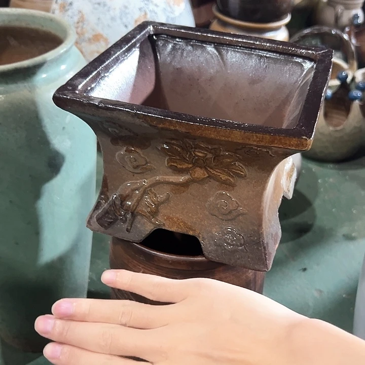 紫砂花盆次品次品