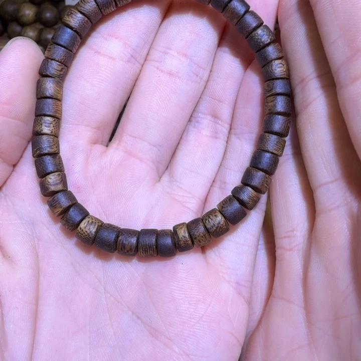 沉香沉香碎屑卡6规格算盘珠单圈