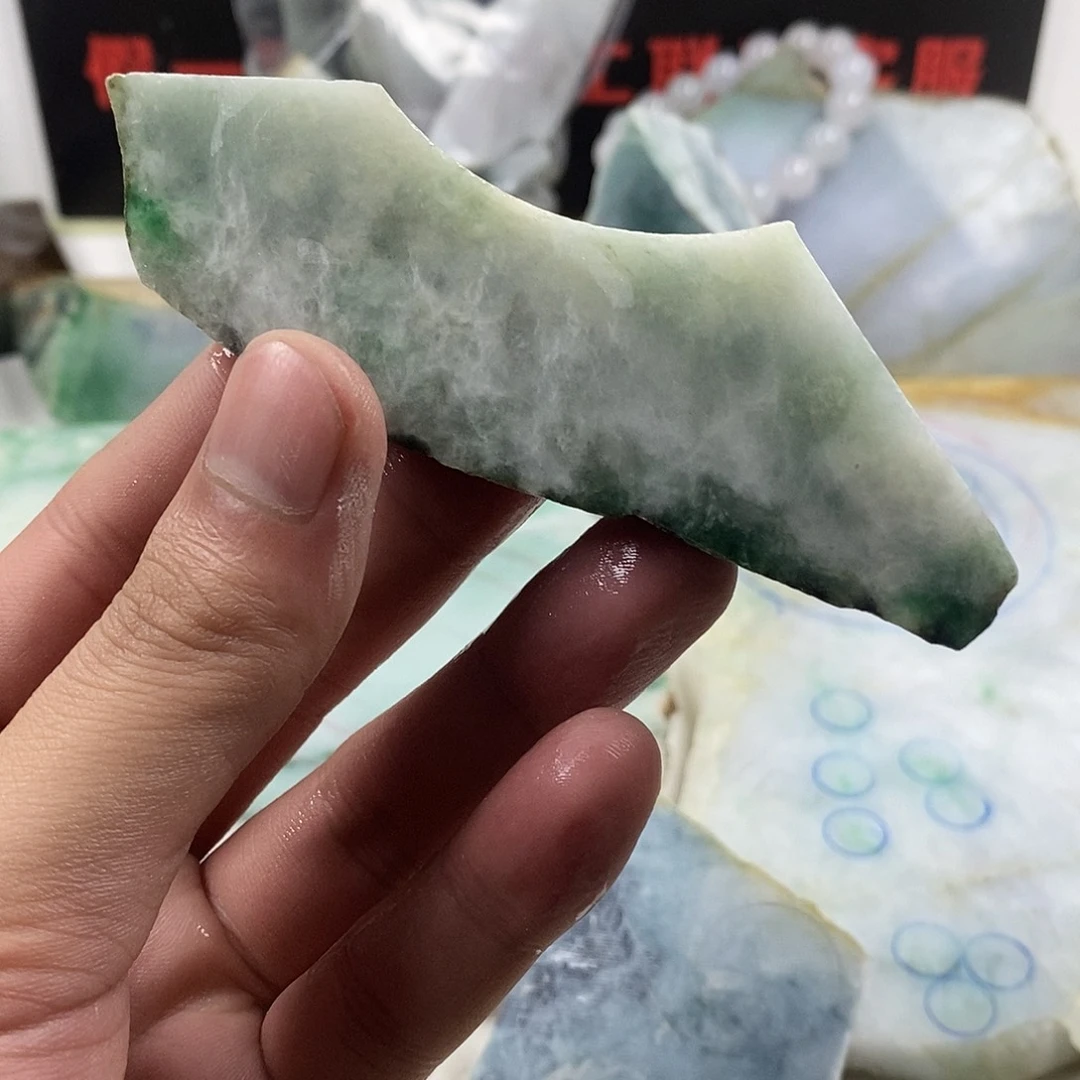 翡翠散珠天然缅甸翡翠a货43