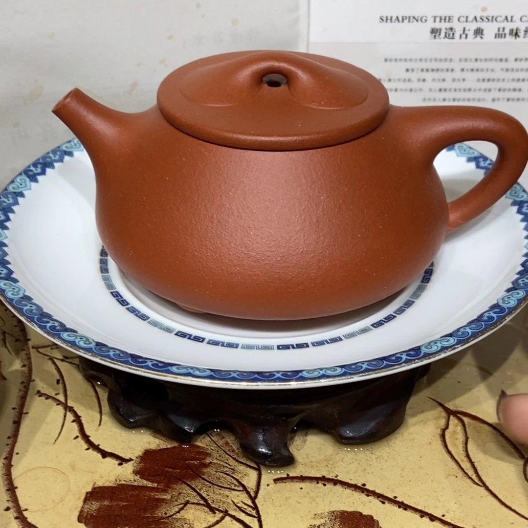 紫砂茶壶小红泥240容量