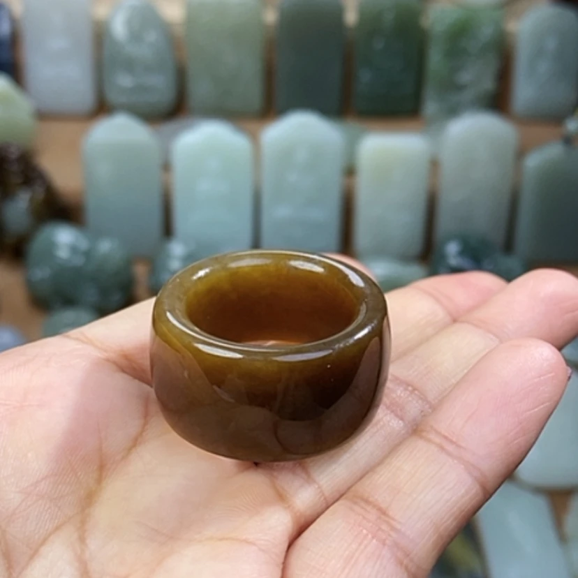 【闪购商品】和田玉扳指未镶嵌卡22直径