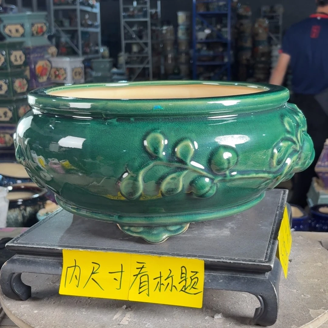 一风堂石湾花盆 内26*12