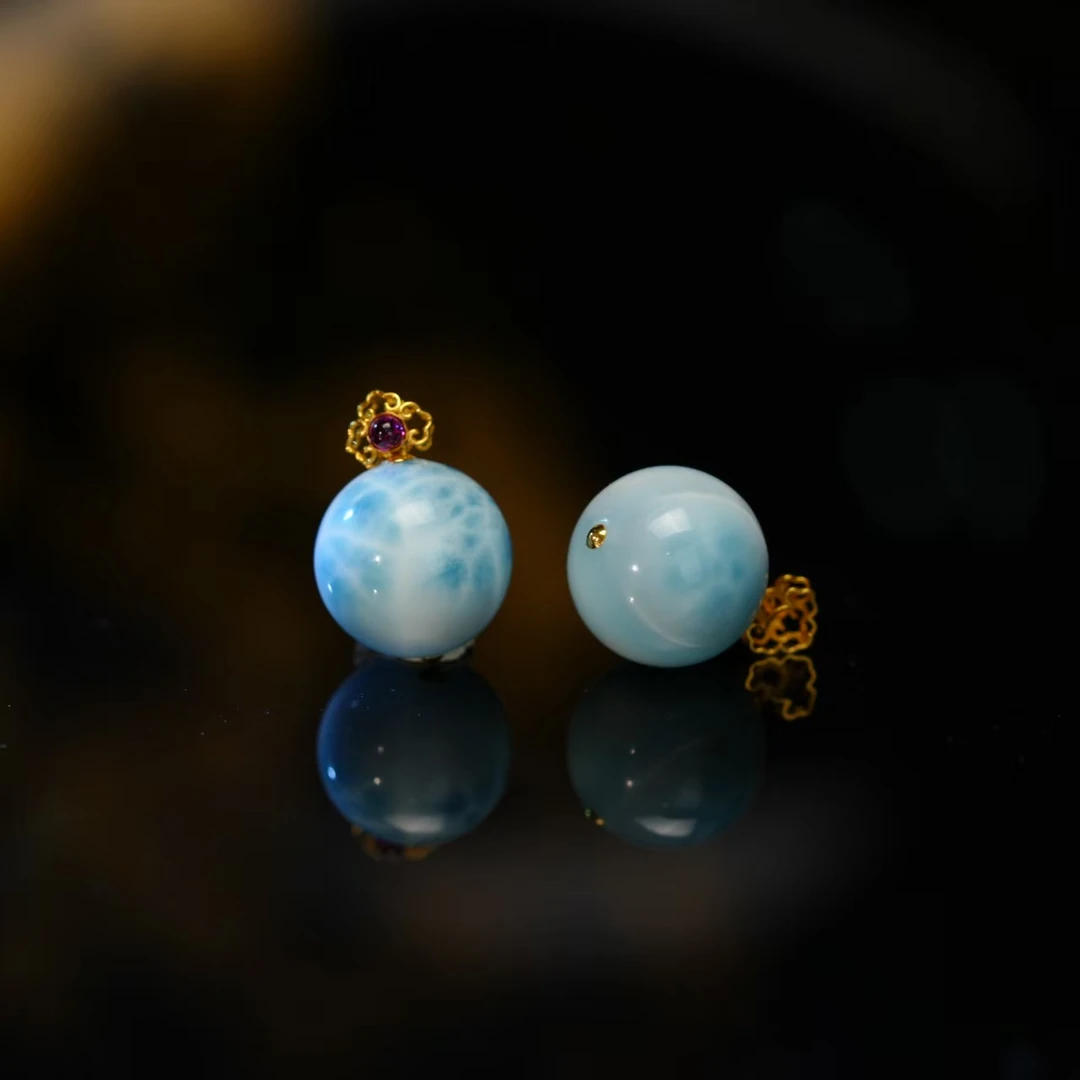 【初见好物】18K金海纹石吊坠MCL278X25【多样性发一件】