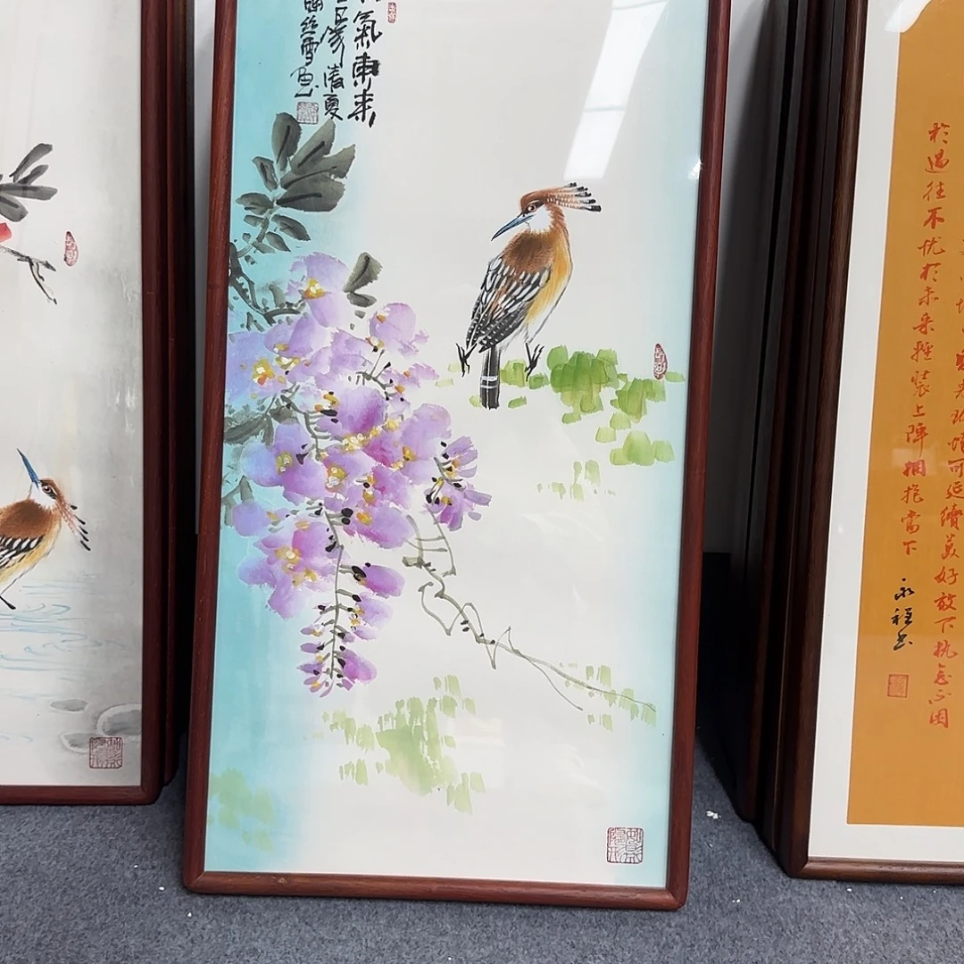 国画谢丝雪老师紫藤花