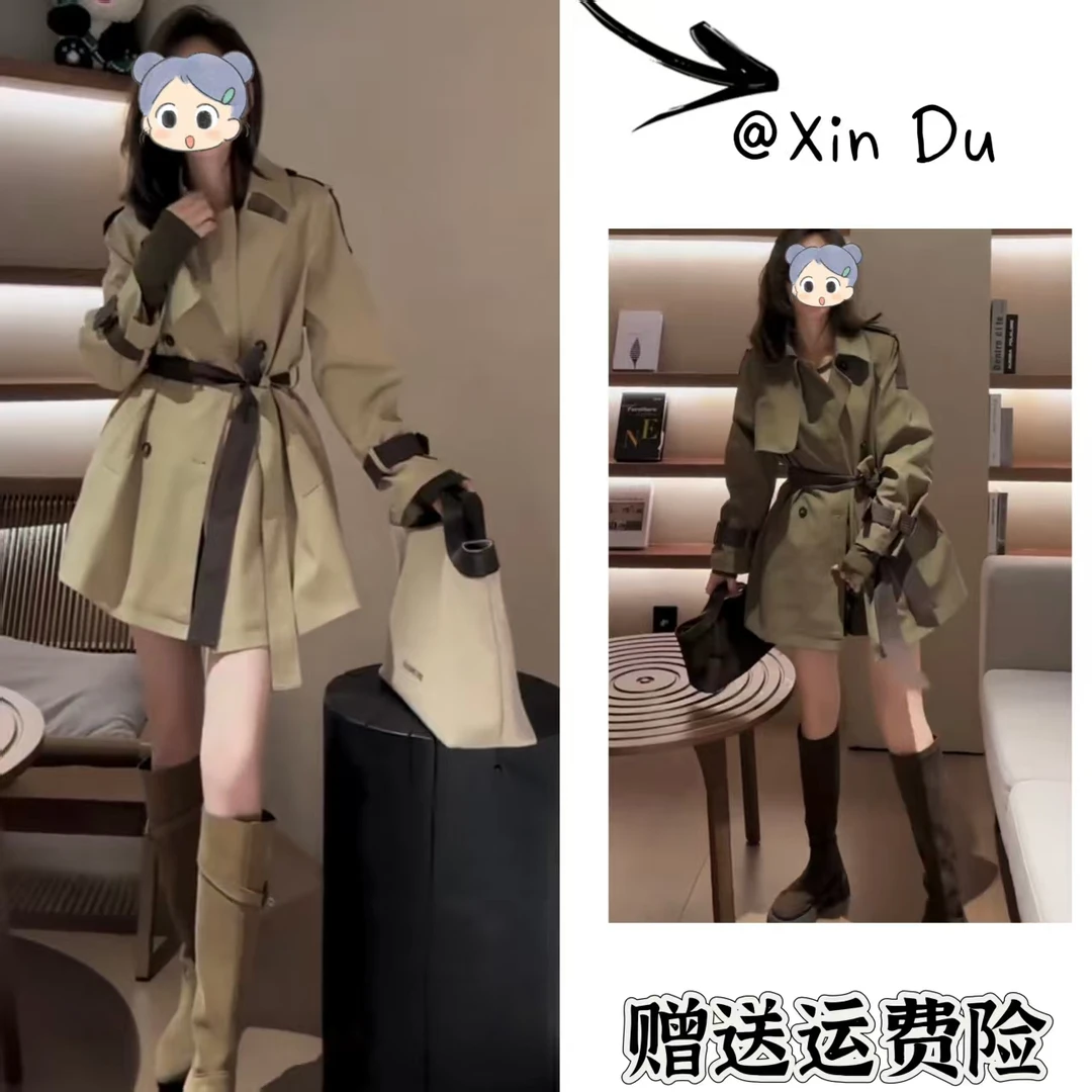 2025秋季新款时尚显瘦气质女士网红洋气外套百搭款D22583