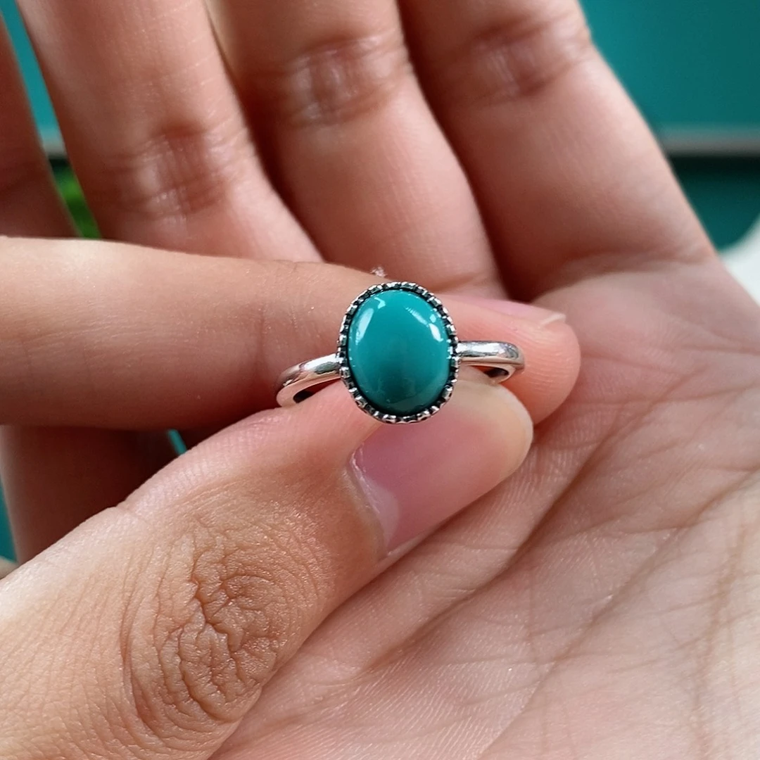 绿松石珠宝奇石银S925镶嵌79