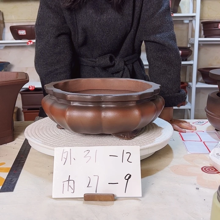 紫砂花盆紫砂花盆