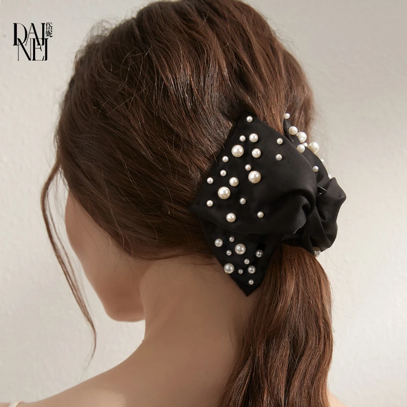 DAINEI/岱妮优雅珍珠蝴蝶抓夹女路易斯星语夹子鲨鱼夹抓发夹发饰
