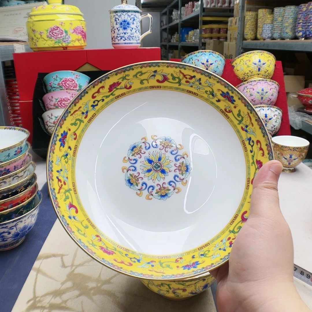 【闪购商品】珐琅8英寸6深黄。。。。。