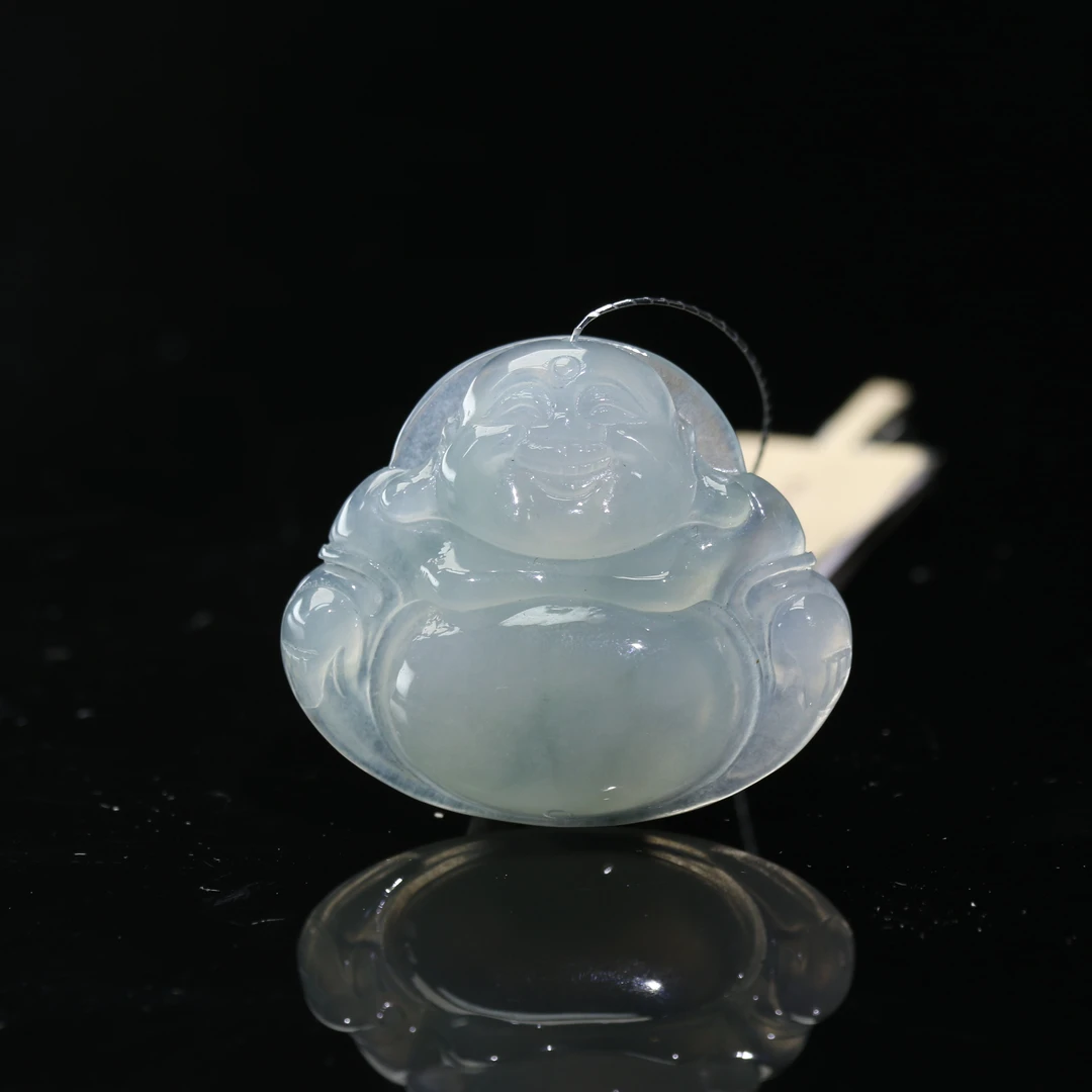 11天然缅甸翡翠A货晴水佛/301348/上海嘉禾拍卖