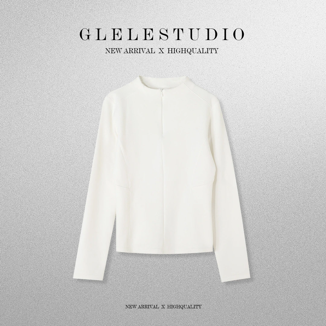 Glele私服「香蕉打底」3D立裁显瘦拉链小蛮腰外套