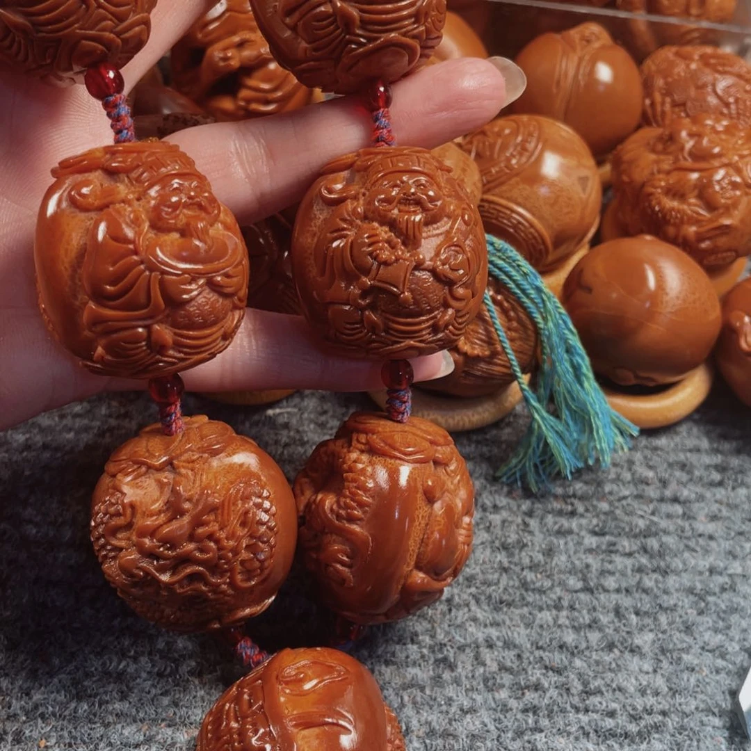 橄榄核手串/手链巴西核龙财神手持