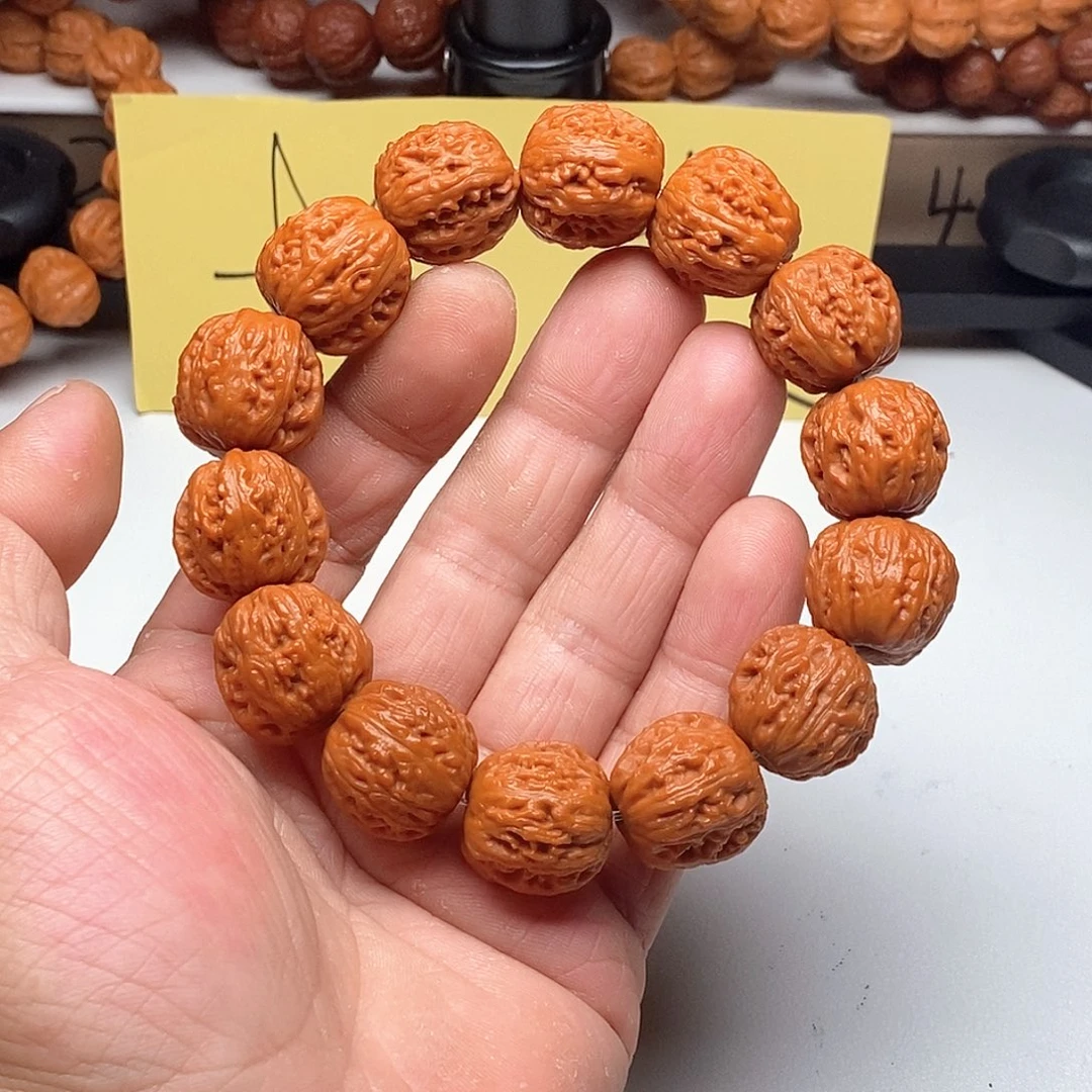 枣木文玩核桃2.0蚂蚁纹