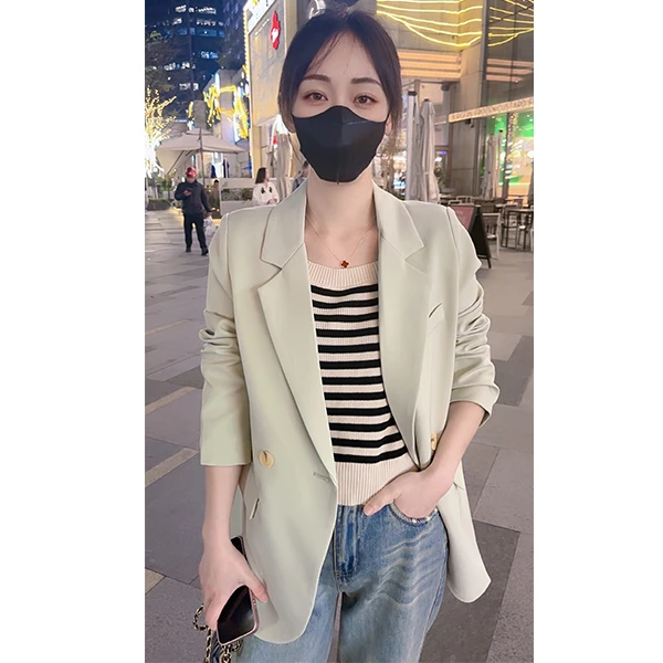 (2267)春款2025年早春小西装外套女长袖西服春季气质外套