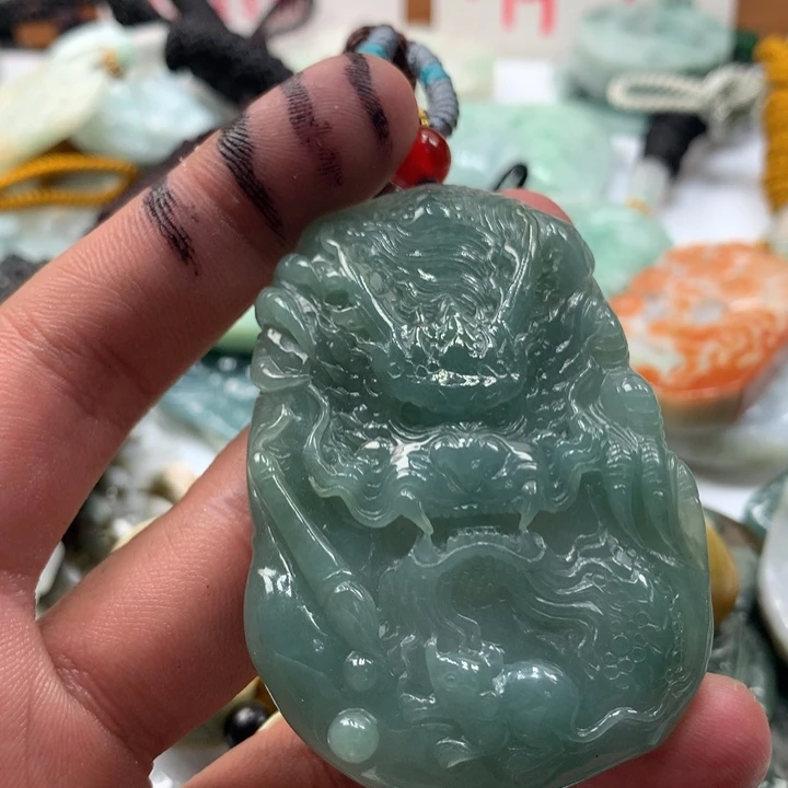 颈饰未镶嵌翡翠保真天然a货翡翠