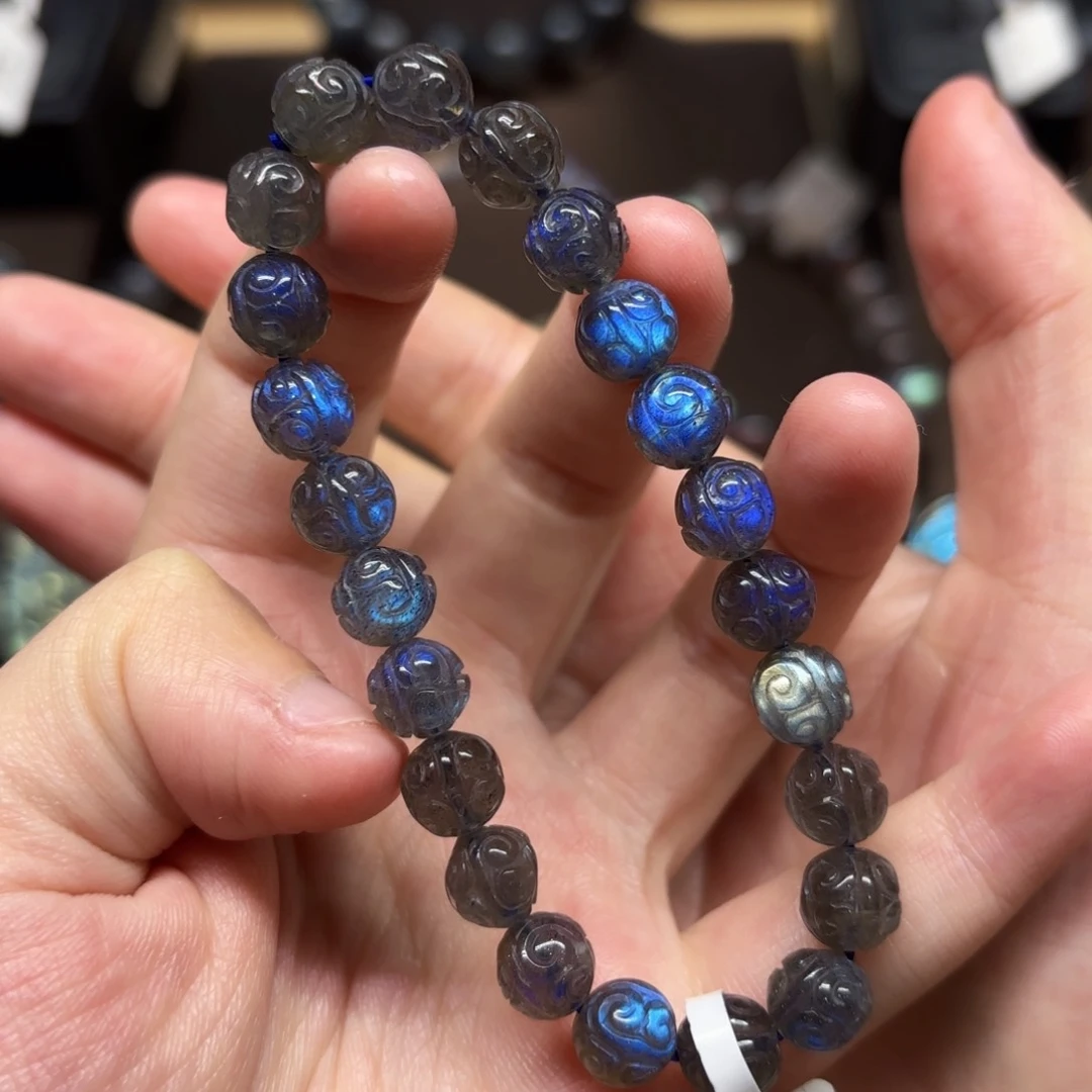 未镶嵌手链长石8mm左右