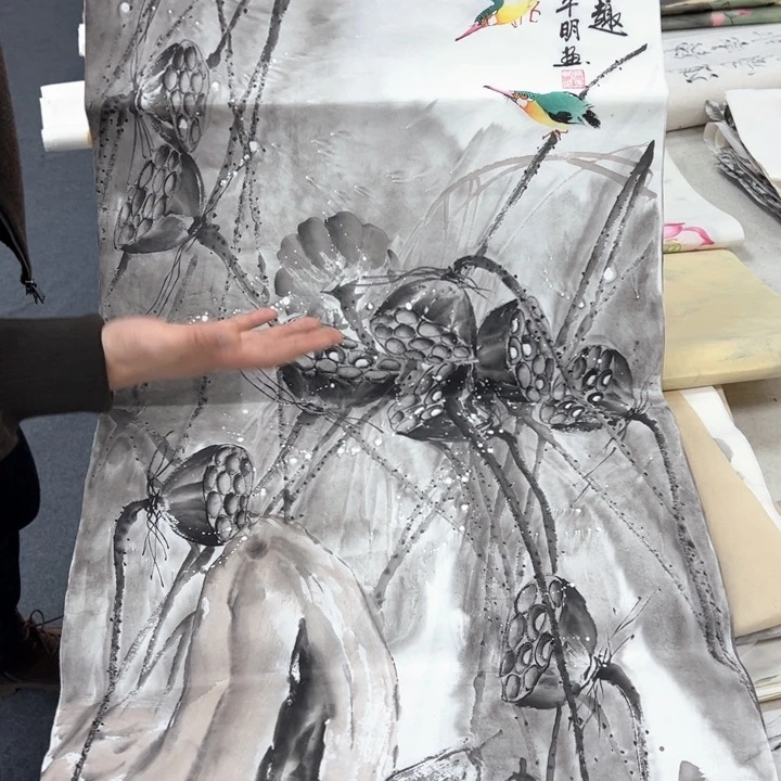 国画纯手绘作品欣赏图